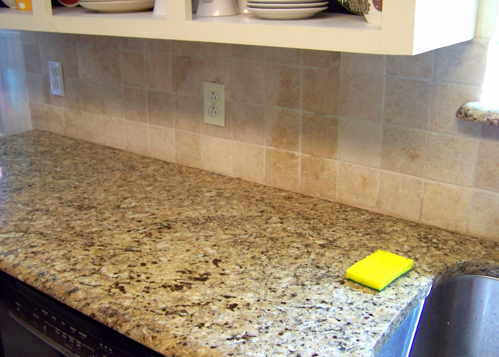 Older And Wisor Painting A Tile Backsplash And More Easy Kitchen