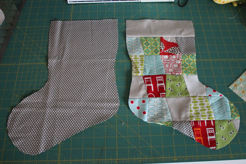 Frozen Knickers DIY christmas stocking with cuff tutorial by