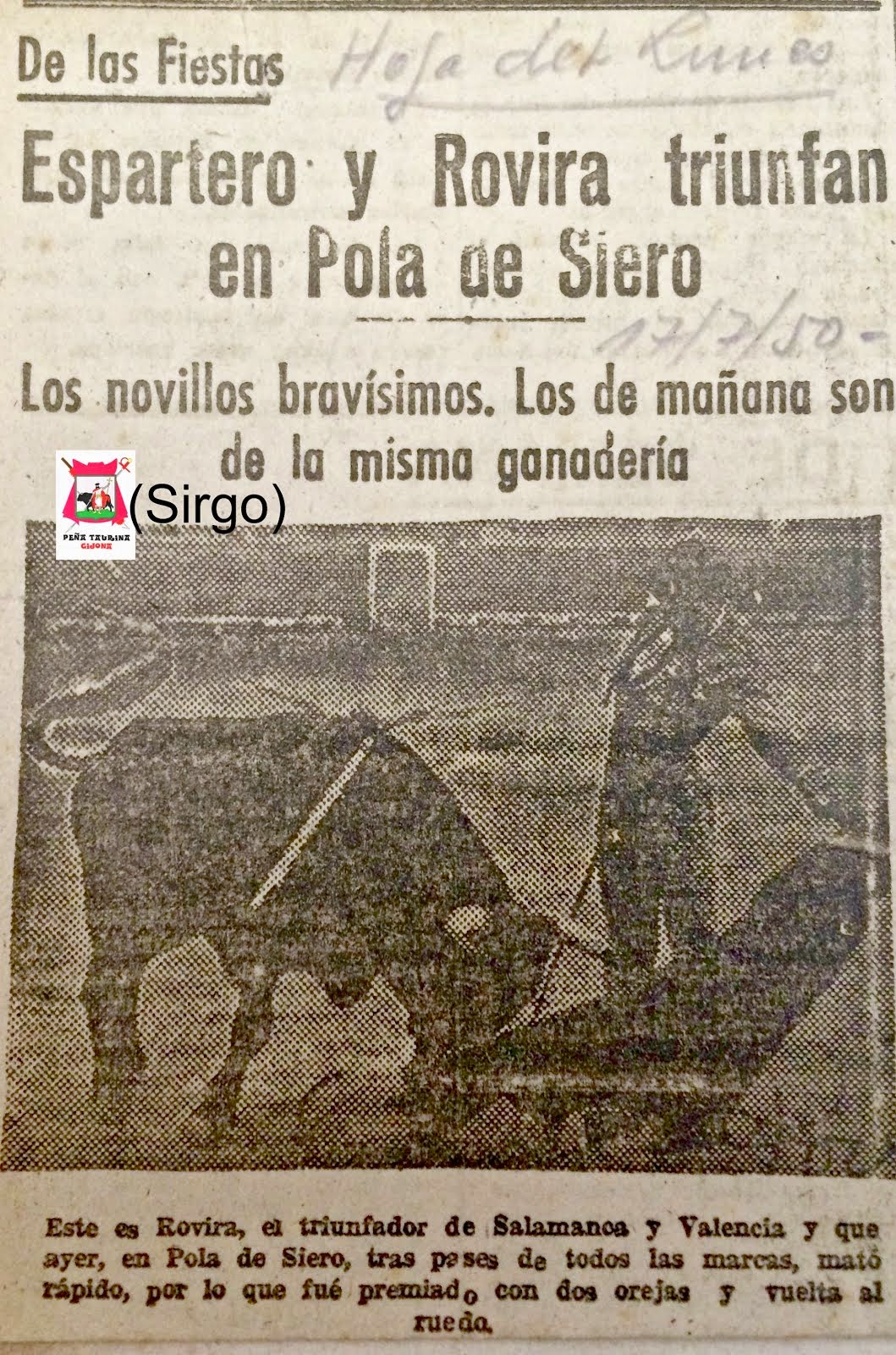 POLA DE SIERO TOROS