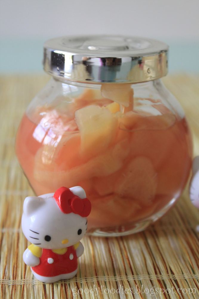 GoodyFoodies Recipe Japanese pickled ginger (Gari ガリ)