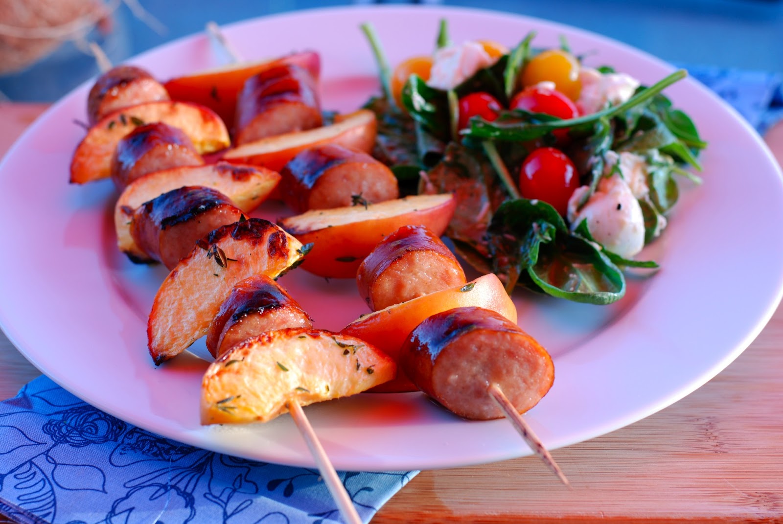 DSC_0213.JPG 1,600×1,071 pixels Sausage kebabs, Chicken sausage, Kebab