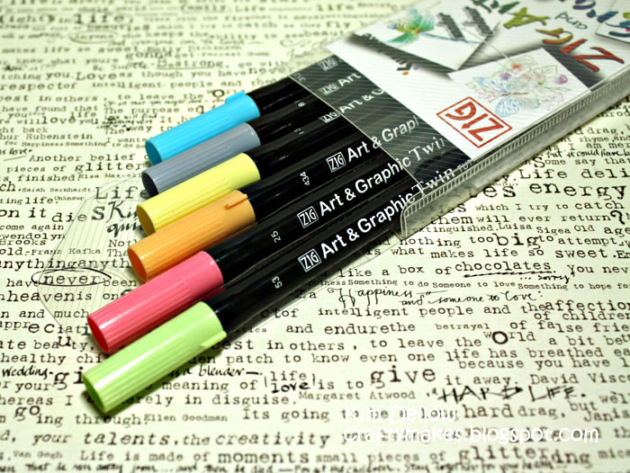 All Seasons ZIG Art and Graphic Twin Pens From Kuretake Kim Dellow