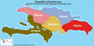 Division territorial de Republica dominicana antes de la llegada de Cristobal Colon Division territorial de Republica dominicana antes de la llegada de Cristobal Colon