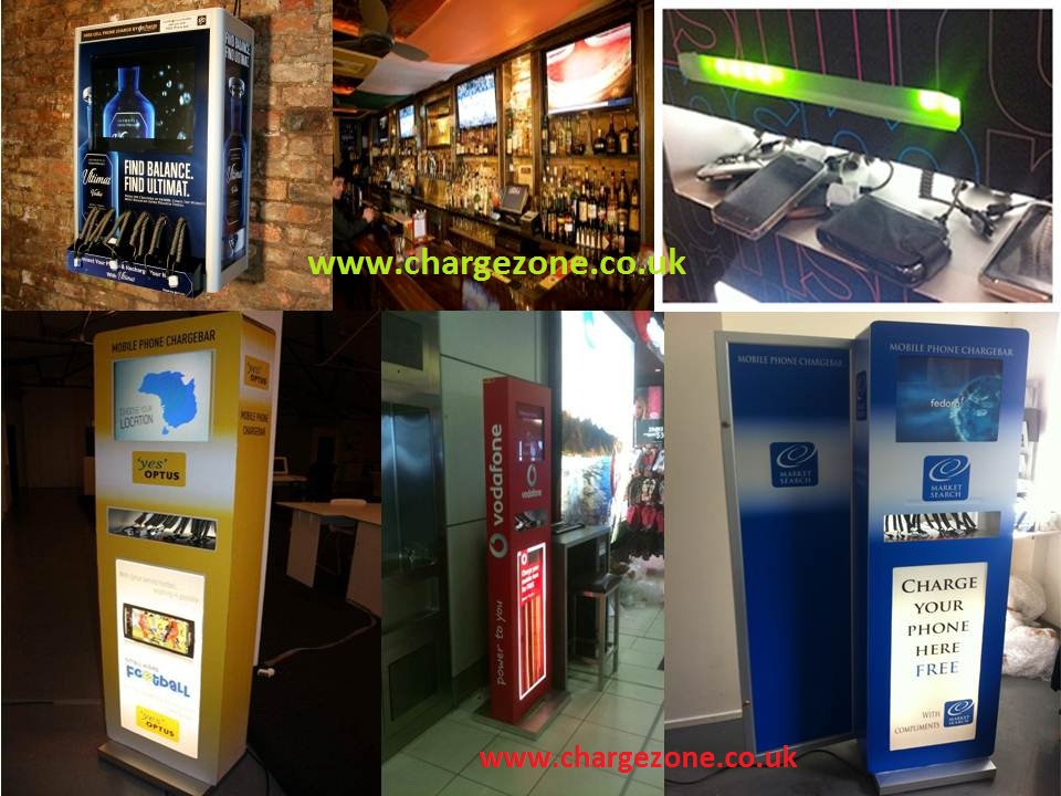www.chargezone.co.uk How can a mobile phone charging station is making