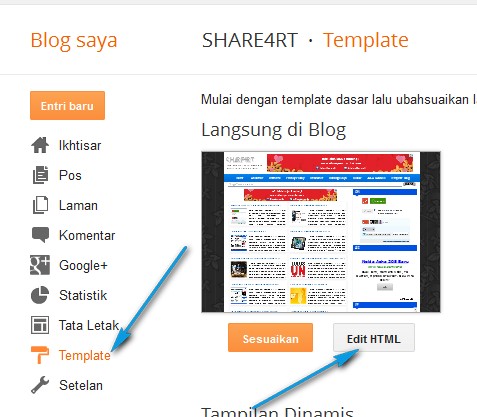 Cara Membuat Notice/Catatan di Blog