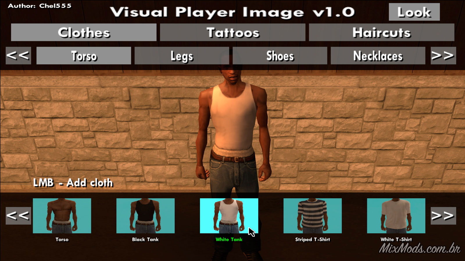 Mods GTA San Andreas: Mod Trocar de Roupa em Qualquer Lugar