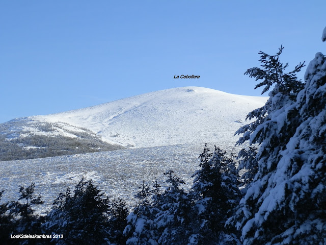 La Cebollera con nieve