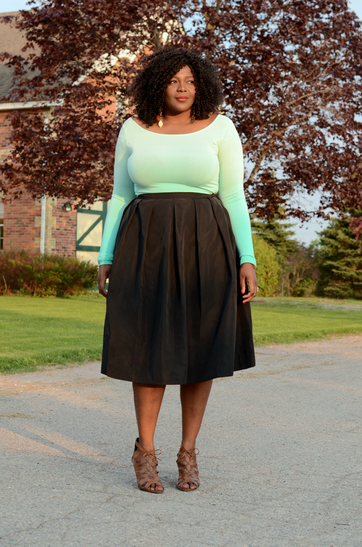 424 FIFTH midi skirt My Curves And Curls