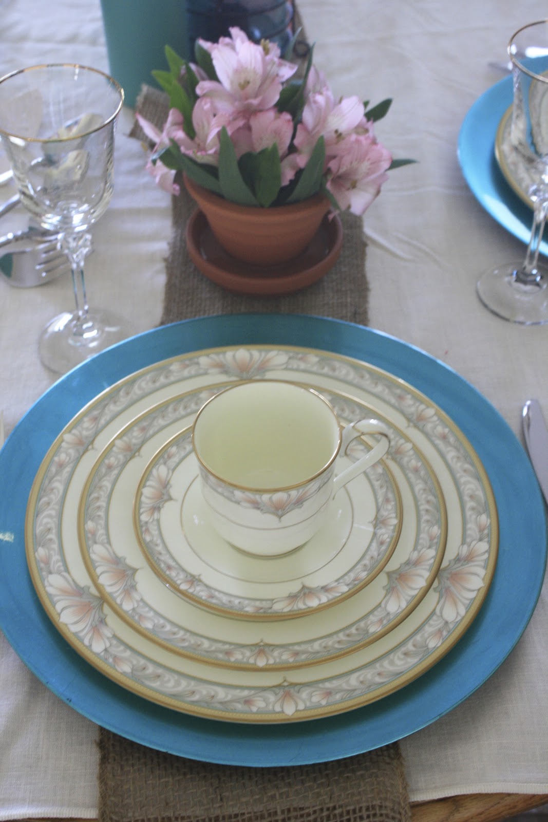 her Little Ways First Holy Communion Table Setting What's Old is