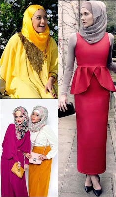 fashion show busana muslim di amerika