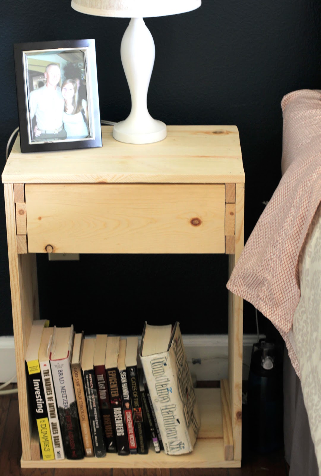 NewlyWifed DIY Simple Wooden Nightstands