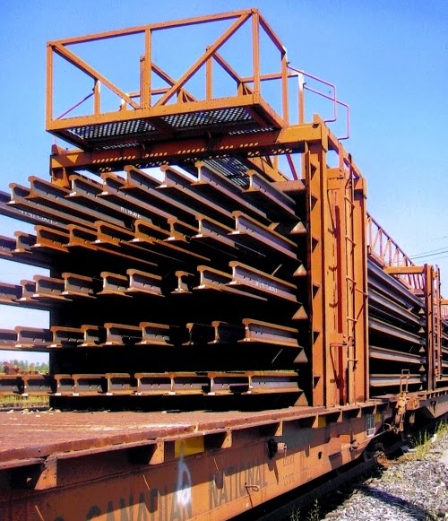 Trackside Treasure CN Continuous Welded Rail Train