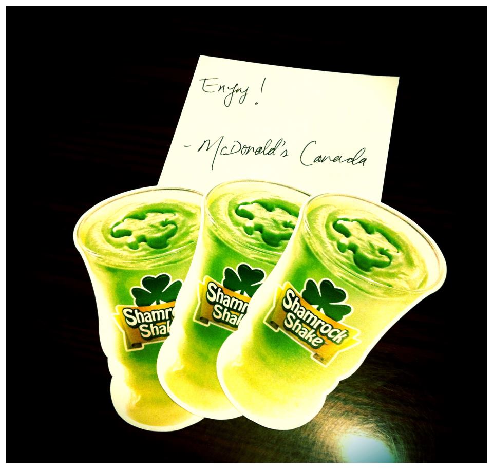 Shamrock Caesar & Shamrock Shake for St. Patrick's Day Food Junkie