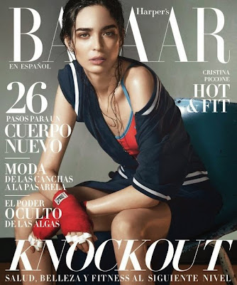 Cristina Piccone hot and fit work out for Harper's Bazaar Mexico July 2014 photoshoot