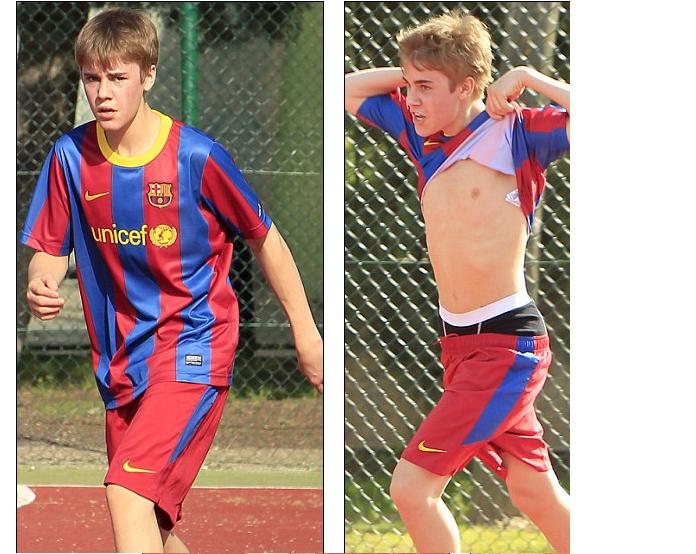 greenscreen JUSTIN BIEBER MESSI IN 2011 COULD'NT BE STOPPED 😳 #messi