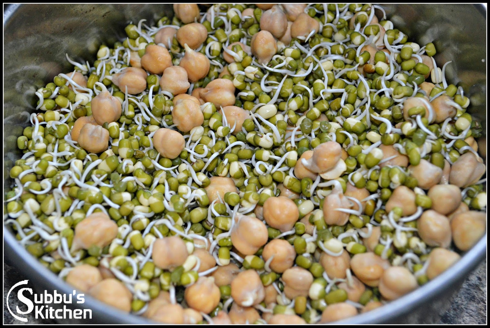 Sprouts Masala Sandwich Subbus Kitchen