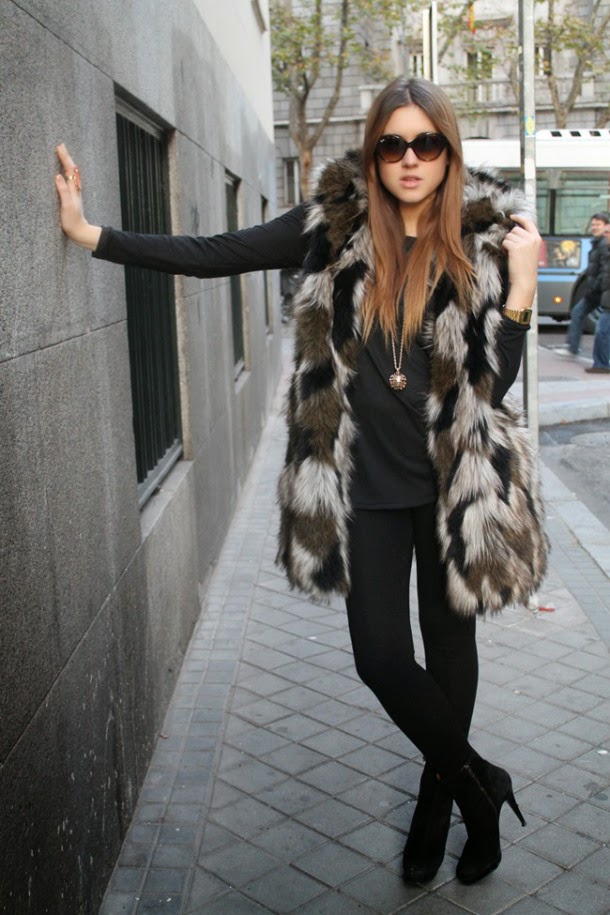 How to Chic HOW TO WEAR A FUR VEST ? 12 OUTFITS IDEAS
