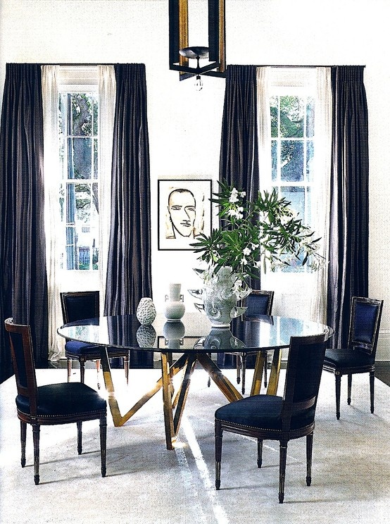 Navy Blue Dining Room Gold Navy Blue Dining Room Gold