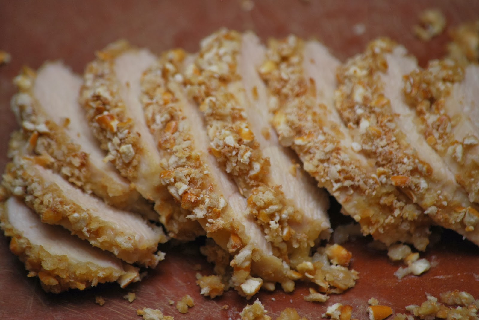 My story in recipes Honey Mustard Pretzel Chicken