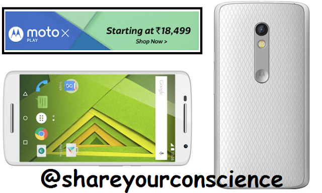 Buy Moto X Play Moto X Play (White/Black, 16 GB)