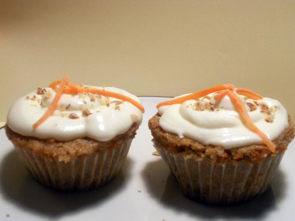 Carrot Cake Muffins with Cream Cheese Icing HezziD's Books and Cooks