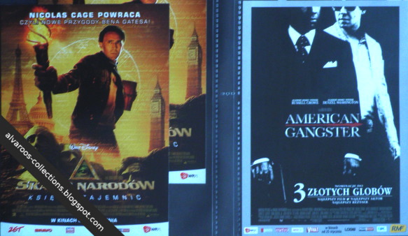 movie flyers: National treasure, American Gangster movie flyers: National treasure, American Gangster