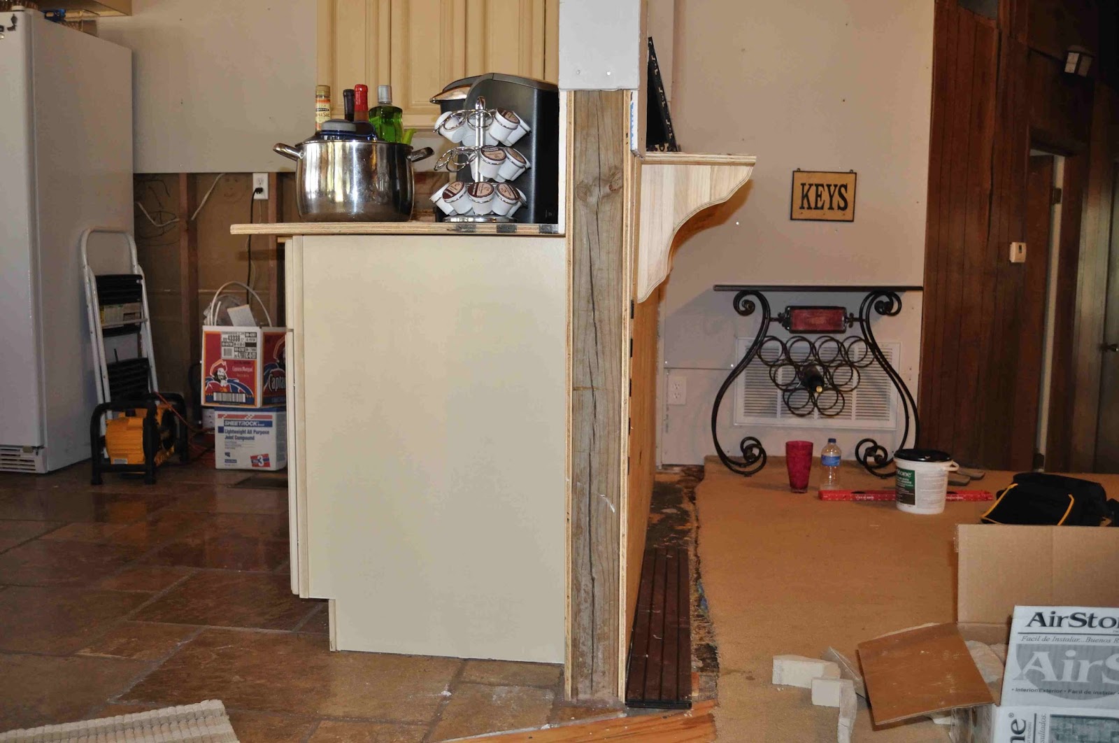 Unfinished discount kitchen cabinets Down Under Hardwood Floors