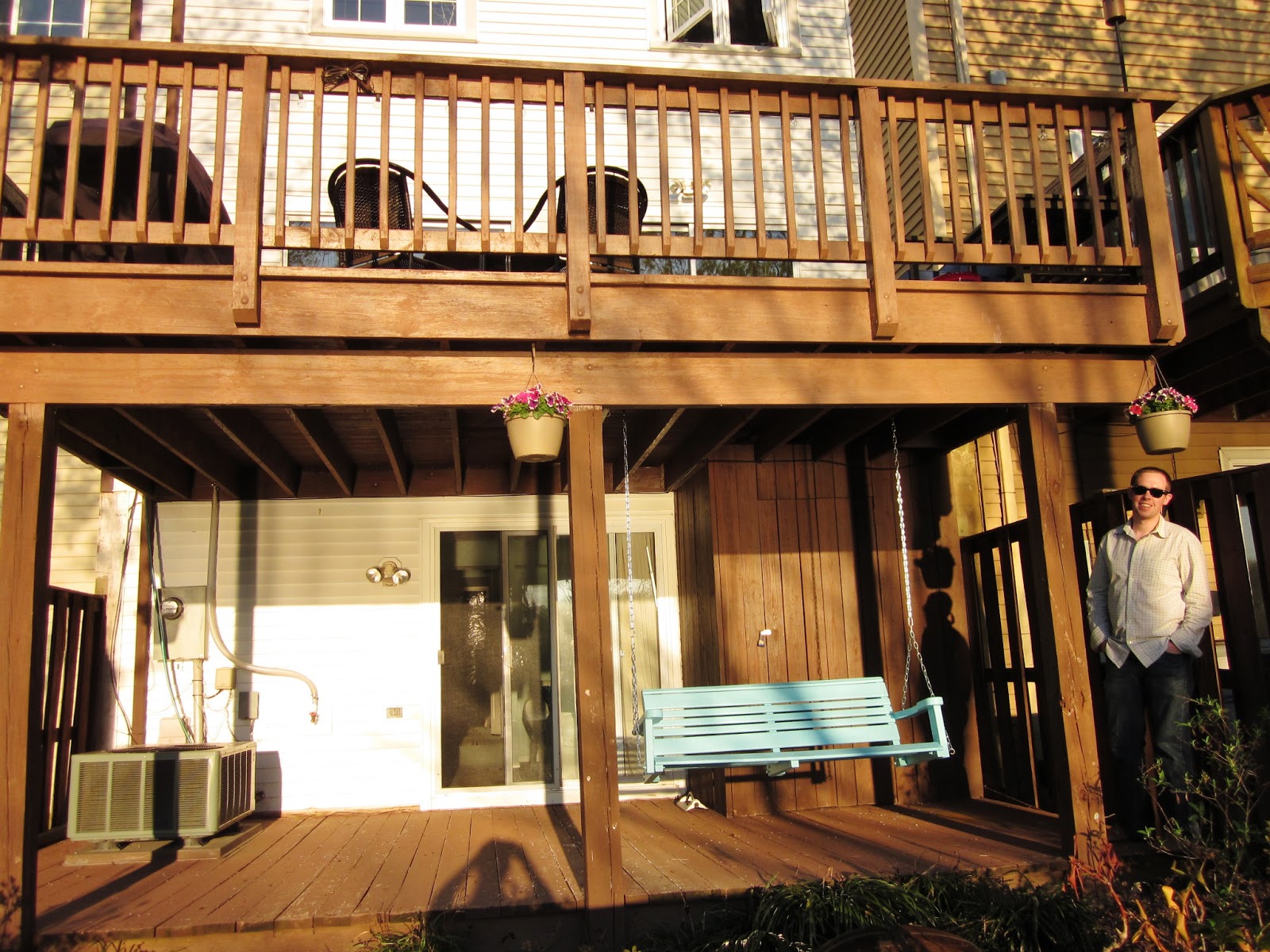 BonnieProjects Painted porch swing