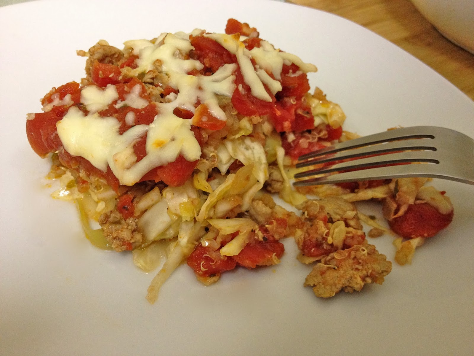 The Lifestyle Notebook Quinoa Cabbage Roll Casserole