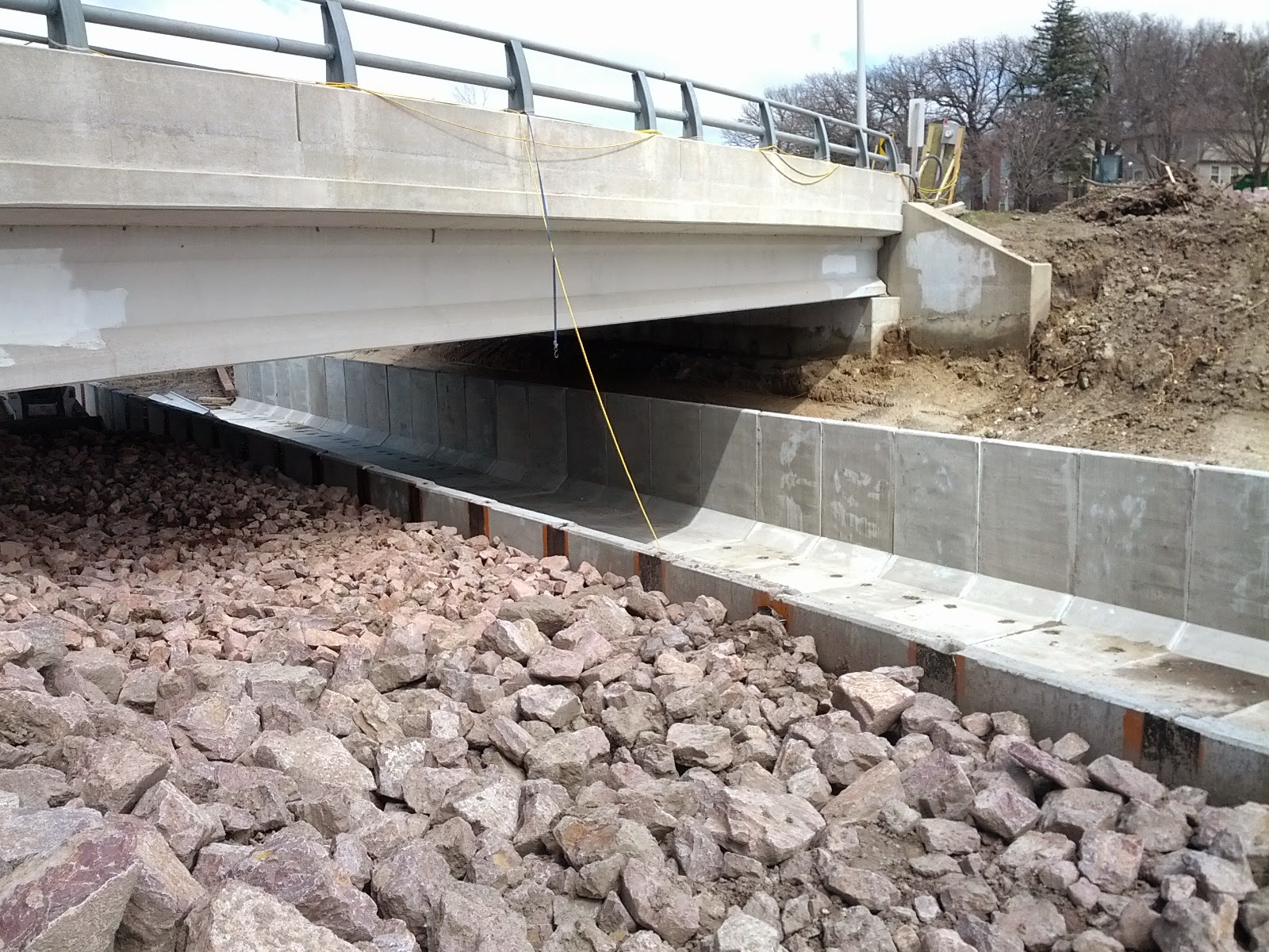 Fairmont MN Construction Updates Woodland Channel Construction