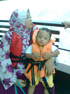 my mother n my small brother..
