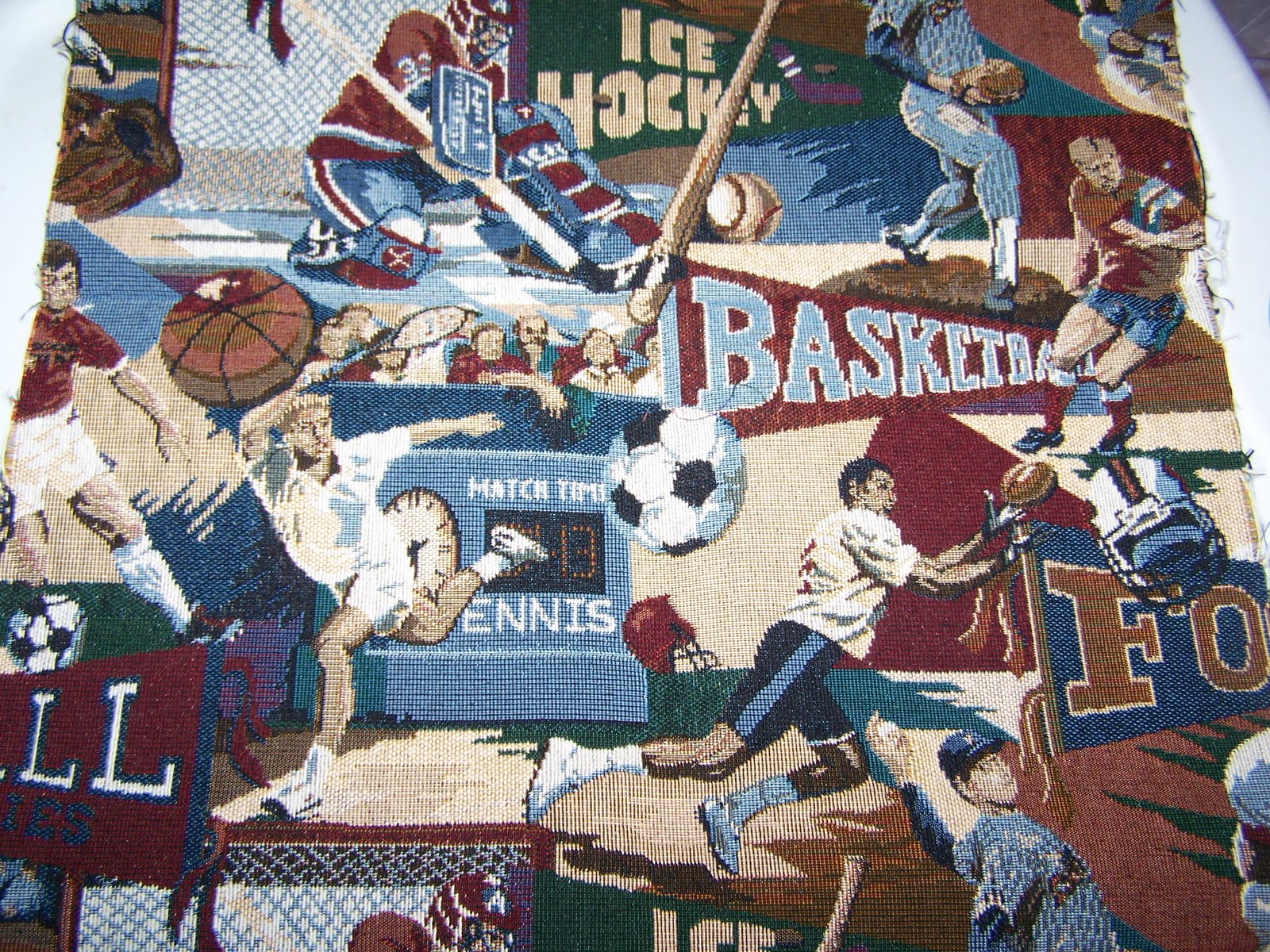 The Sewing Fool Tapestry Upholstery fabric remnants just added