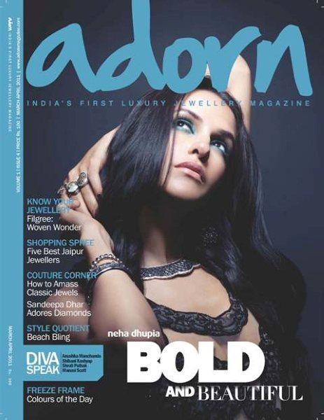 Neha Dhupia - Adorn Magazine April 2011 Neha Dhupia