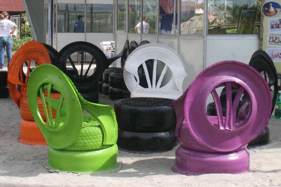 How to Recycle Recycled Tire Furnitures