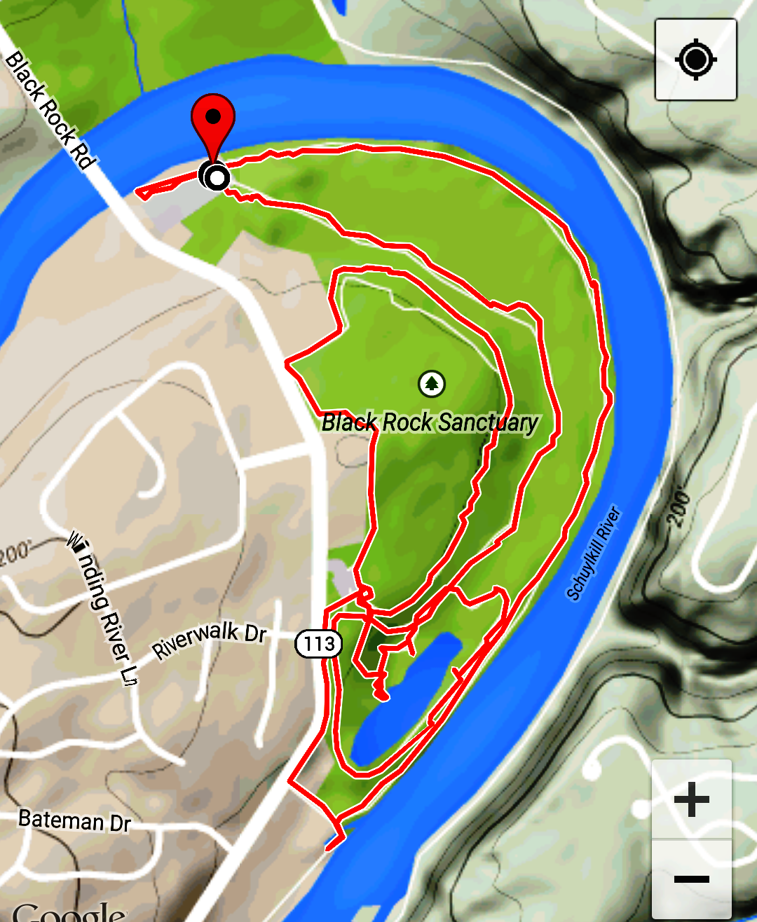 Southeastern PA Hiking Black Rock Sanctuary