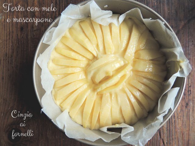 torta di mele e mascarpone col Bimby