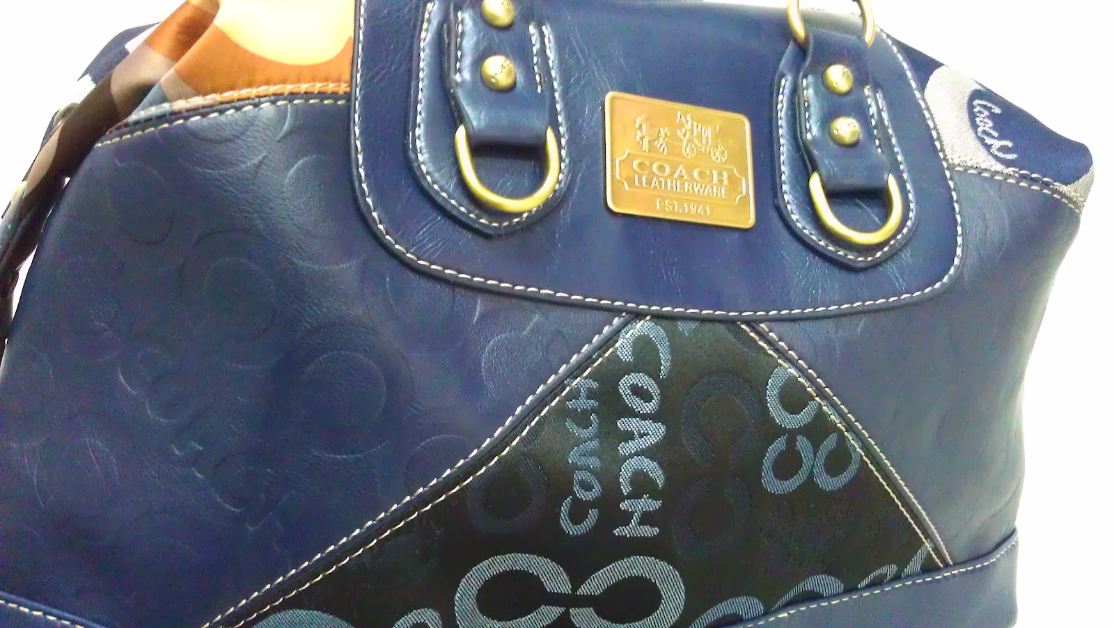All Brand Handbags Coach Handbag(Blue)Good Quality