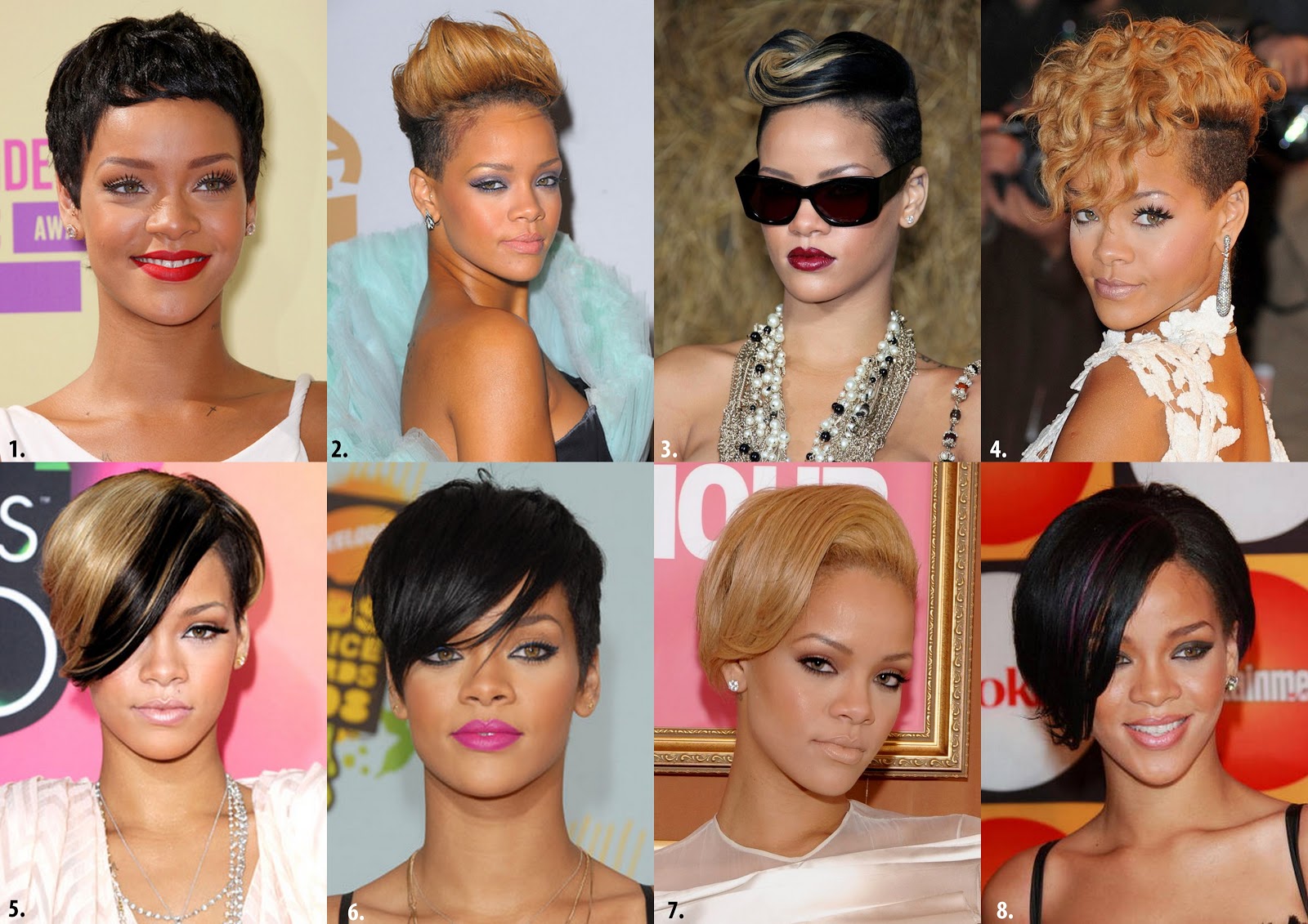 Frills and Thrills: Hair-volution : Rihanna