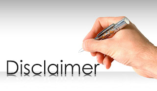 Disclaimers Disclaimers