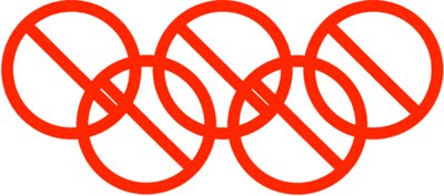 FUCK THE OLYMPICS FUCK THE OLYMPICS