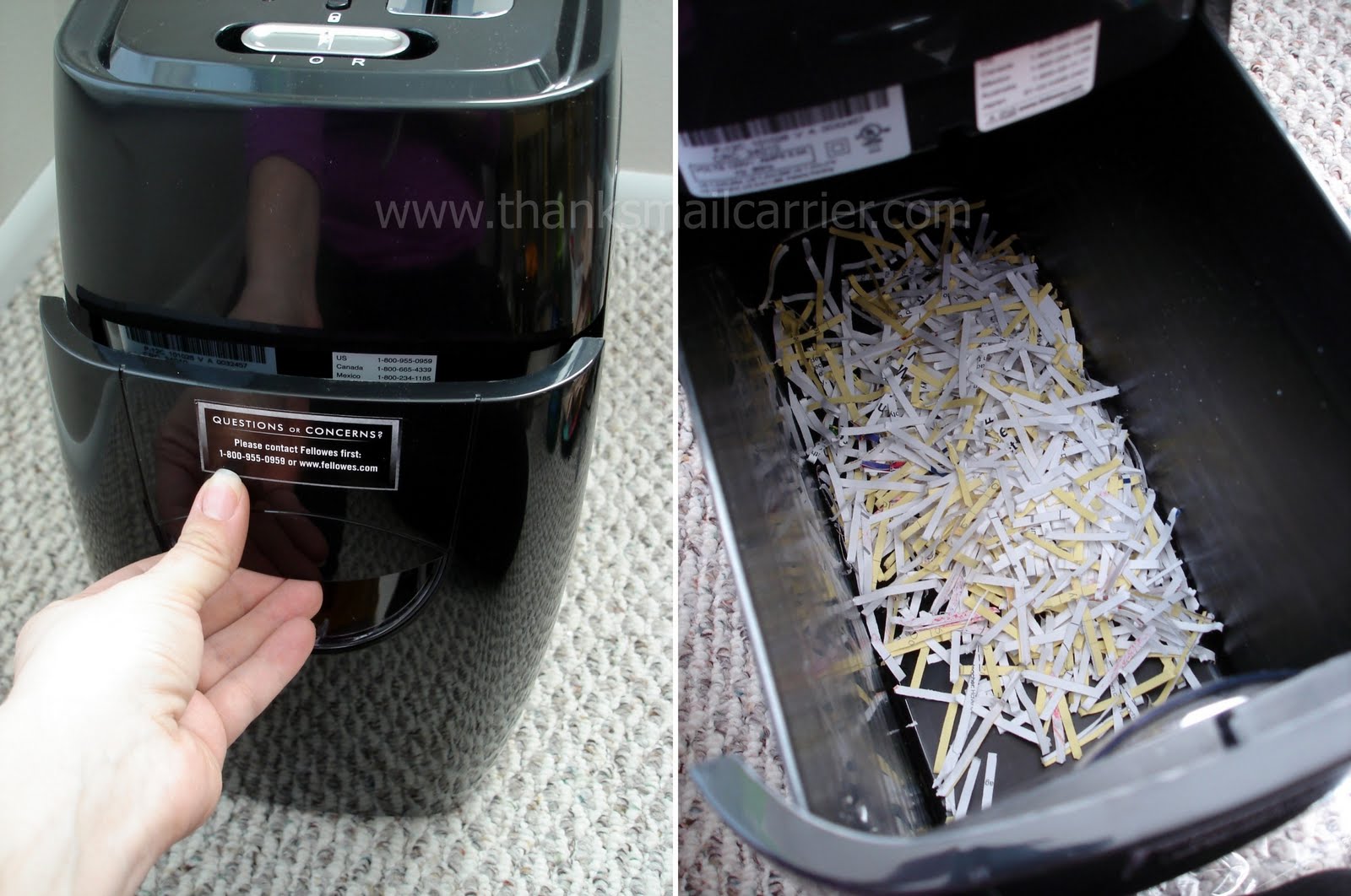 Thanks, Mail Carrier Spring Cleaning and Identity Theft Protection