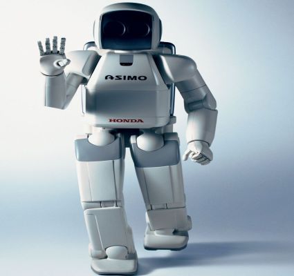 square headed robot.