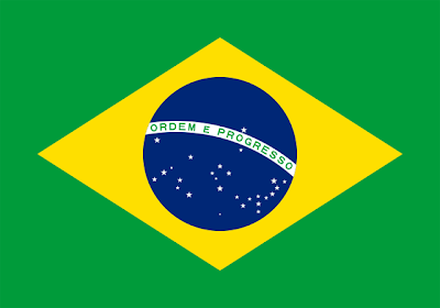 De vlag van Brazilië