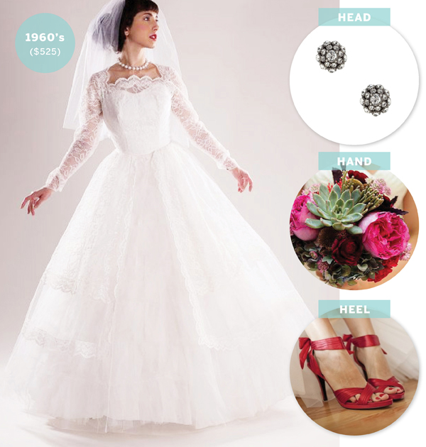 STYLE vintage wedding dresses from etsy The Sweet Escape Creative Studio