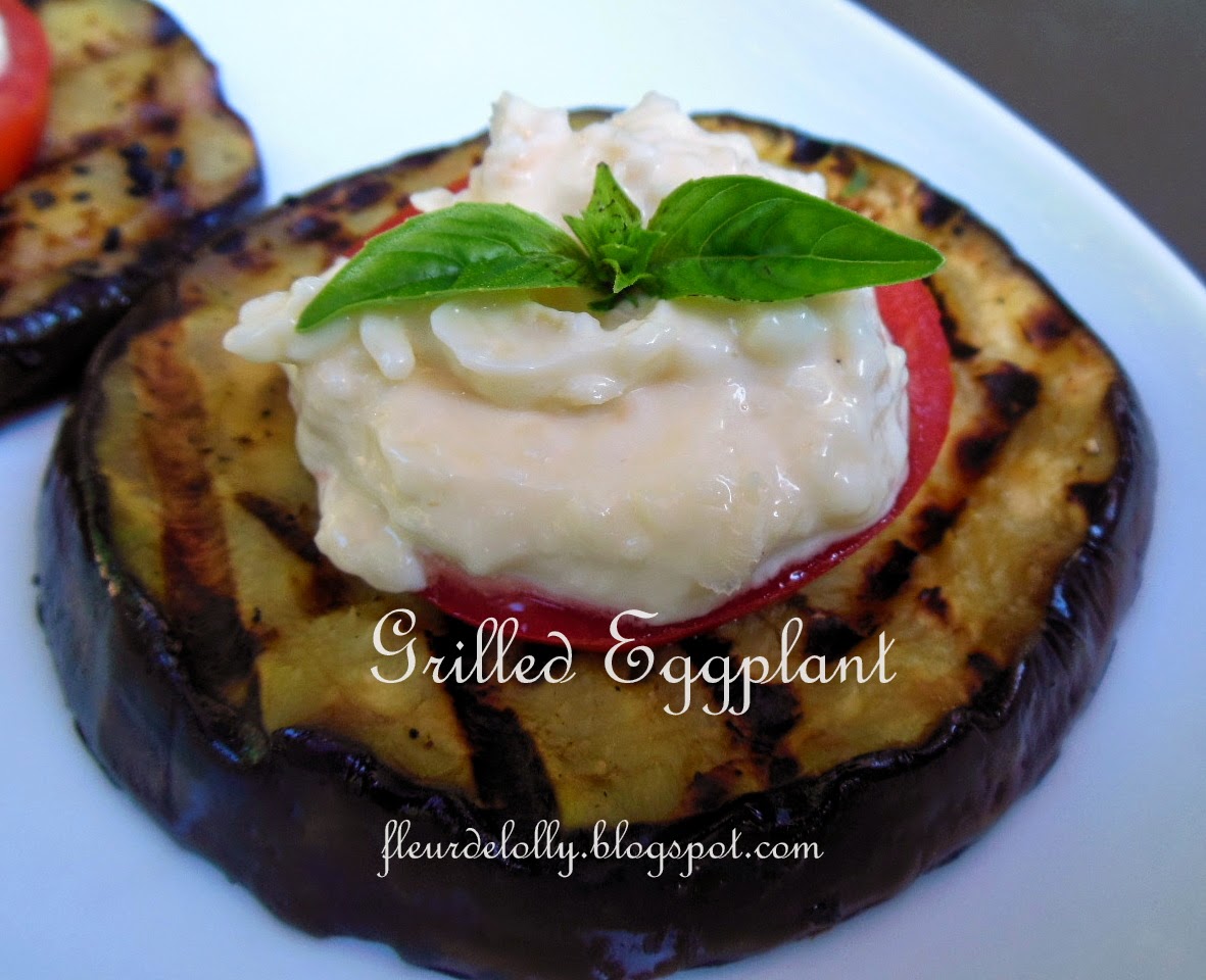 Fleur de Lolly Tapas Thursday Grilled Eggplant with Tomatoes and
