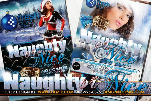 Naughty Or Nice Sexy Santa Christmas Party Flyer Design Australia Naughty Or Nice Sexy Santa Christmas Party Flyer Design Australia