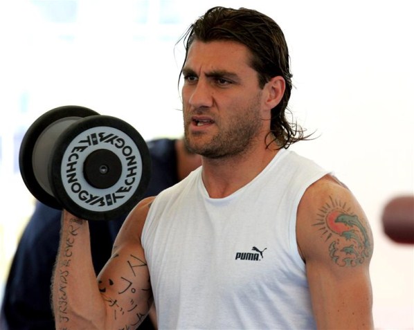 Tattoo soccer Christian Vieri