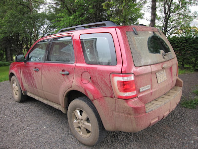 Our dirty 4x4 after a hard road, Iceland