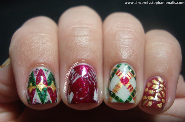wrapping paper nails