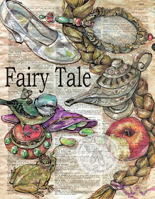 11-Fairy-Tale-Kristy-Patterson-Flying-Shoes-Art-Studio-Dictionary-Drawings-www-designstack-co